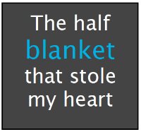 half blanket1 Favourites