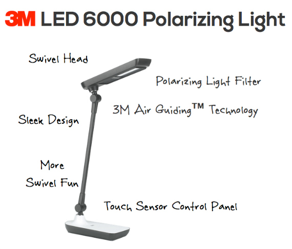 3m reading light