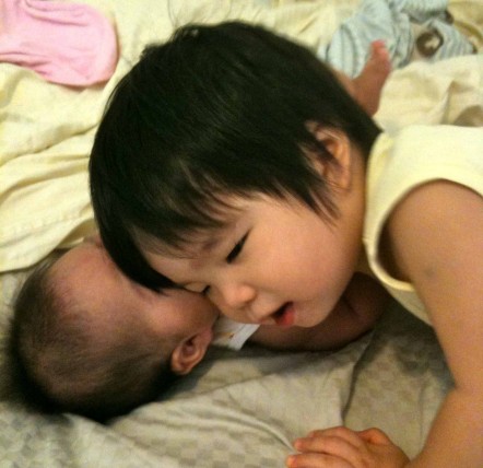 more snuggly time Kirsten: now I will eat your brains