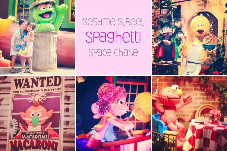 sesame street spaghetti space chase ride