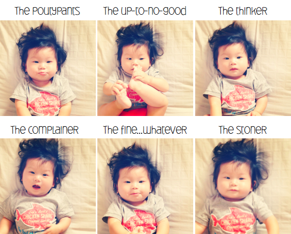 the many expressions of baby finn