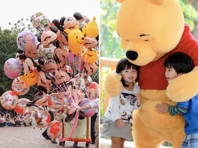 kids with pooh